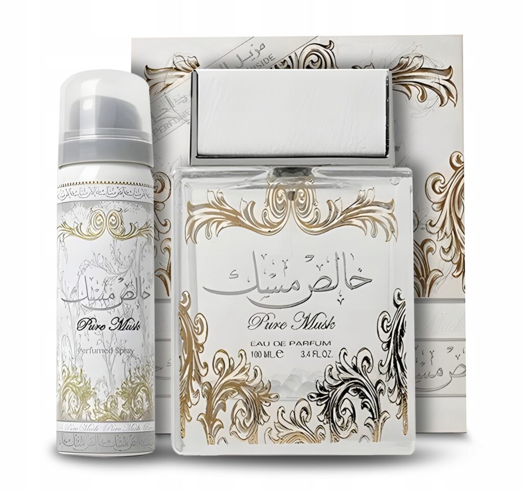 LATTAFA Pure Musk 100ml EDP woda perfumowana damska + 50ML DEO