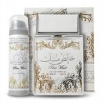 LATTAFA Pure Musk 100ml EDP woda perfumowana damska + 50ML DEO