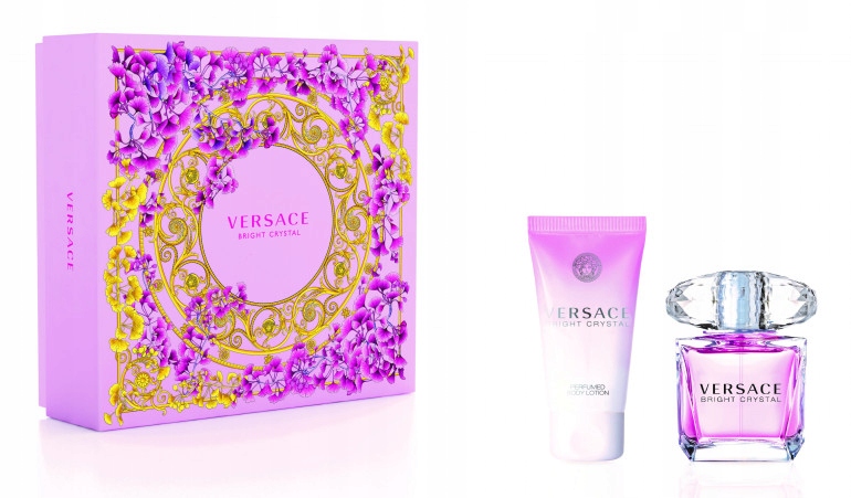 Versace Bright Crystal zestaw EDT W 30ml balsam 50
