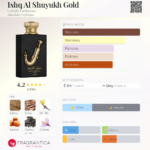 Lattafa Ishq al Shuyukh Gold Edp woda perfumowana unisex, 100 ml