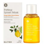 BLITHE PATTING SPLASH MASK ENERGY YELLOW CITRUS & HONEY 70ML maseczka rozświetlająca