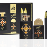 Lattafa Al Qiam Gold GIFTSET 100 ml+20 ml+DEO 200 ml zestaw prezentowy unisex