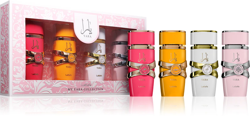 Lattafa My Yara Collection – 4 × 25 ml woda perfumowana zestaw prezentowy damski