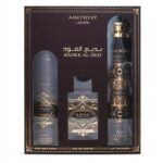 LATTAFA BADE'E AL OUD AMETHYST GIFTSET EDP 100 ml+ 200 ml+300 ml zestaw prezent
