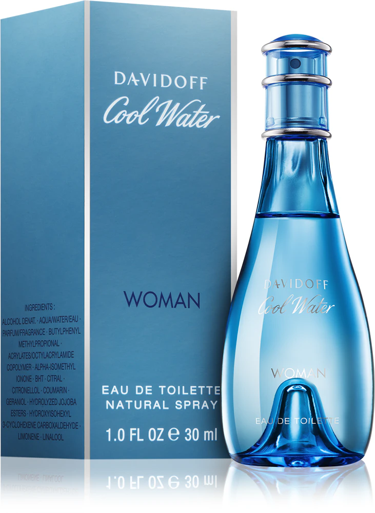 DAVIDOFF COOLWATER WOMAN EDT 30ML woda toaletowa damska