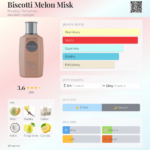 KHADLAJ BISCOTTI MELON  MISK EDP W 100ML woda perfumowana damska