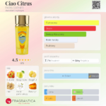 PARIS CORNER CIAO CITRUS 100ML woda perfumowana unisex