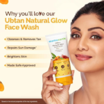 Mamaearth Ubtan Natural Glow Face Wash 100ml żel z kurkumą i szafranem
